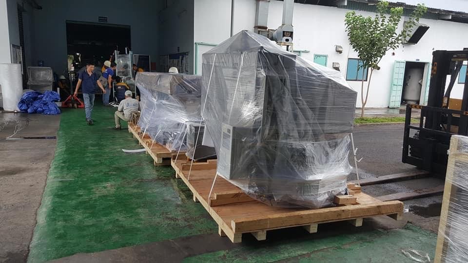 Hàng hóa đóng trên pallet